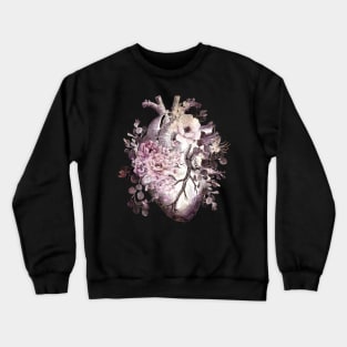 human heart,medical, watercolor Crewneck Sweatshirt